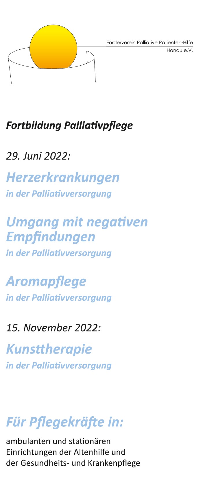 2022_Fortbildung Palliative Patienten-Hilfe